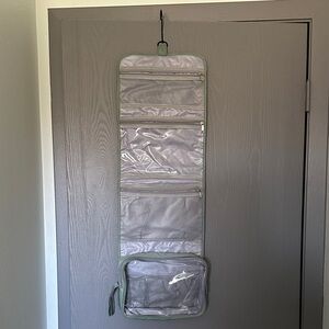 Quilted Sage Green Travel Organizer Bag